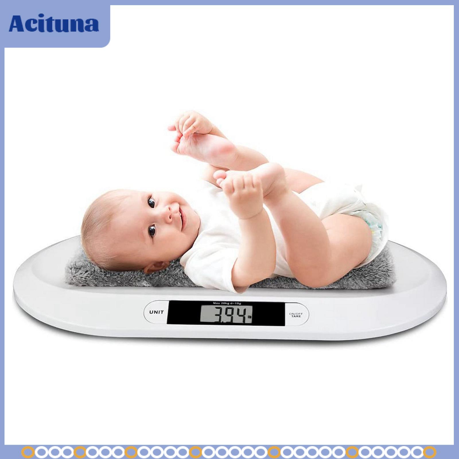 Electronic Digital Weigh Baby Scale Newborn Infant Toddlers Pet Bathroom Weighing Scale Measurement 20 kg/44 lbs ราคา 2,264 บาท*ส่งฟรี