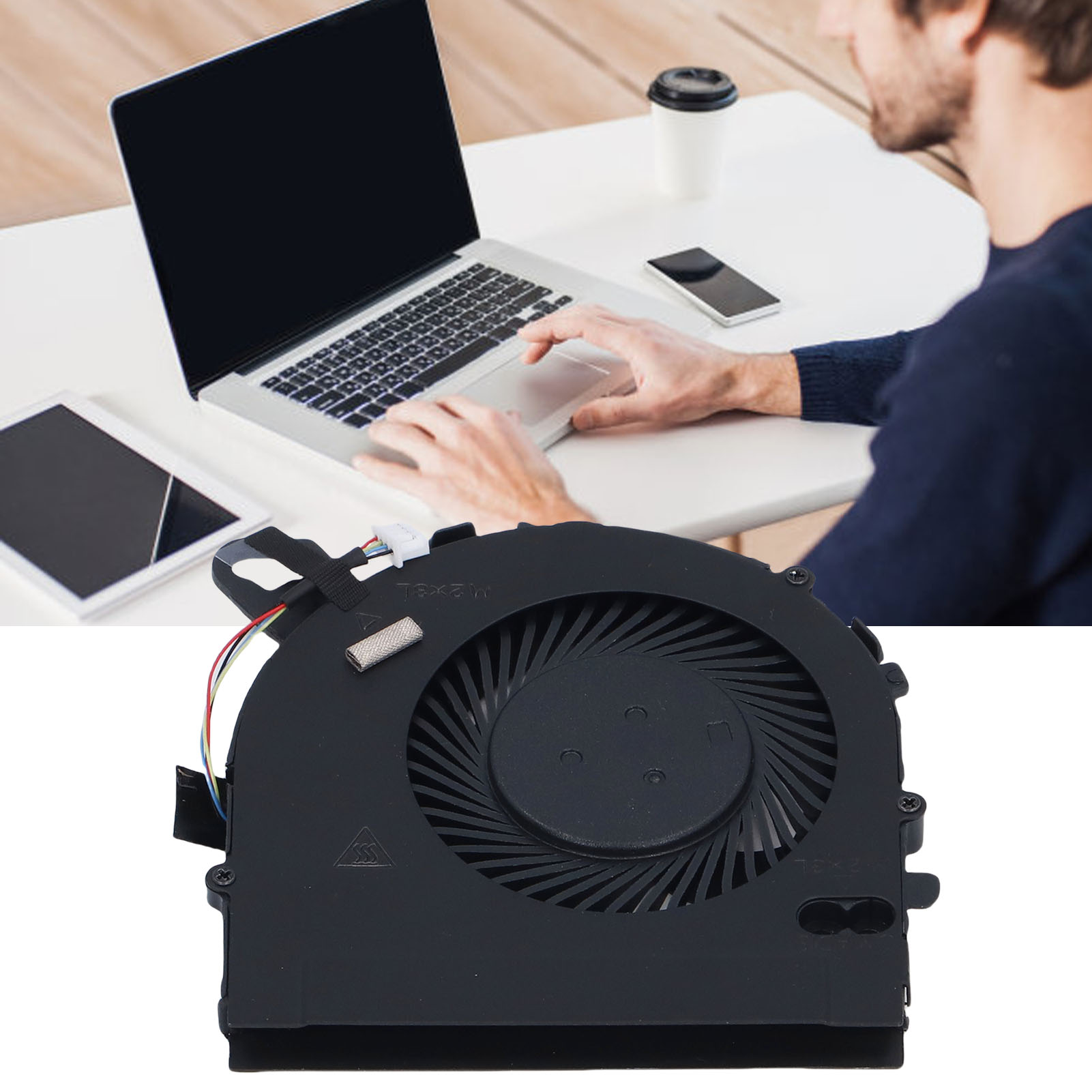 Laptop máy tính xách tay Garosa - Thay thế quạt làm mát CPU Denash với khả năng làm mát hiệu quả và độ ồn thấp cho 15 7560 7572 5568 5468 Giá 115,000 Đồng*Miễn phí vận chuyển