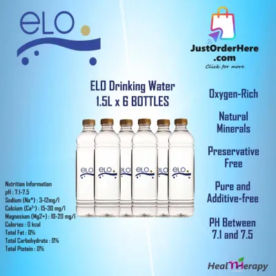 ELO Drinking Water 1.5L (6 bottles)