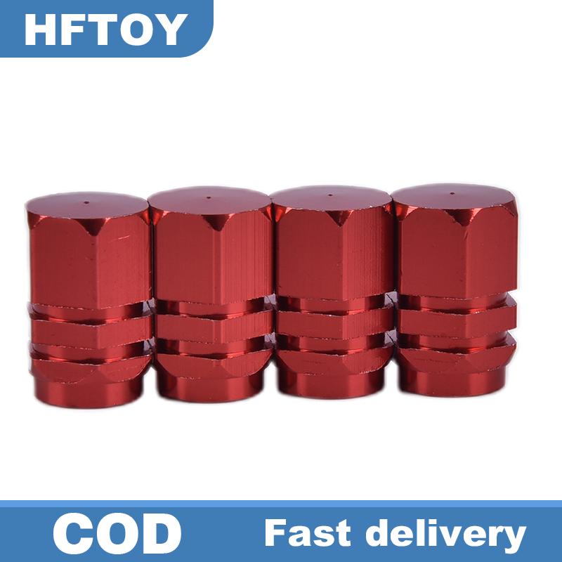 HFTOY 4 chiếc nắp van bằng nhôm bu lông nắp van lốp xe hơi thân lốp xe hơi Giá 14,915 Đồng*Miễn phí vận chuyển