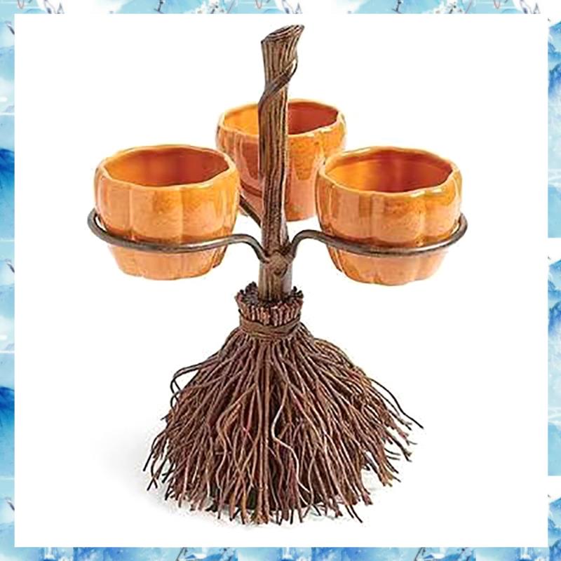 (DOAM) Tabletop Trays for Serving Fruit Salad Snacks Halloween Tabletop Trays Christmas