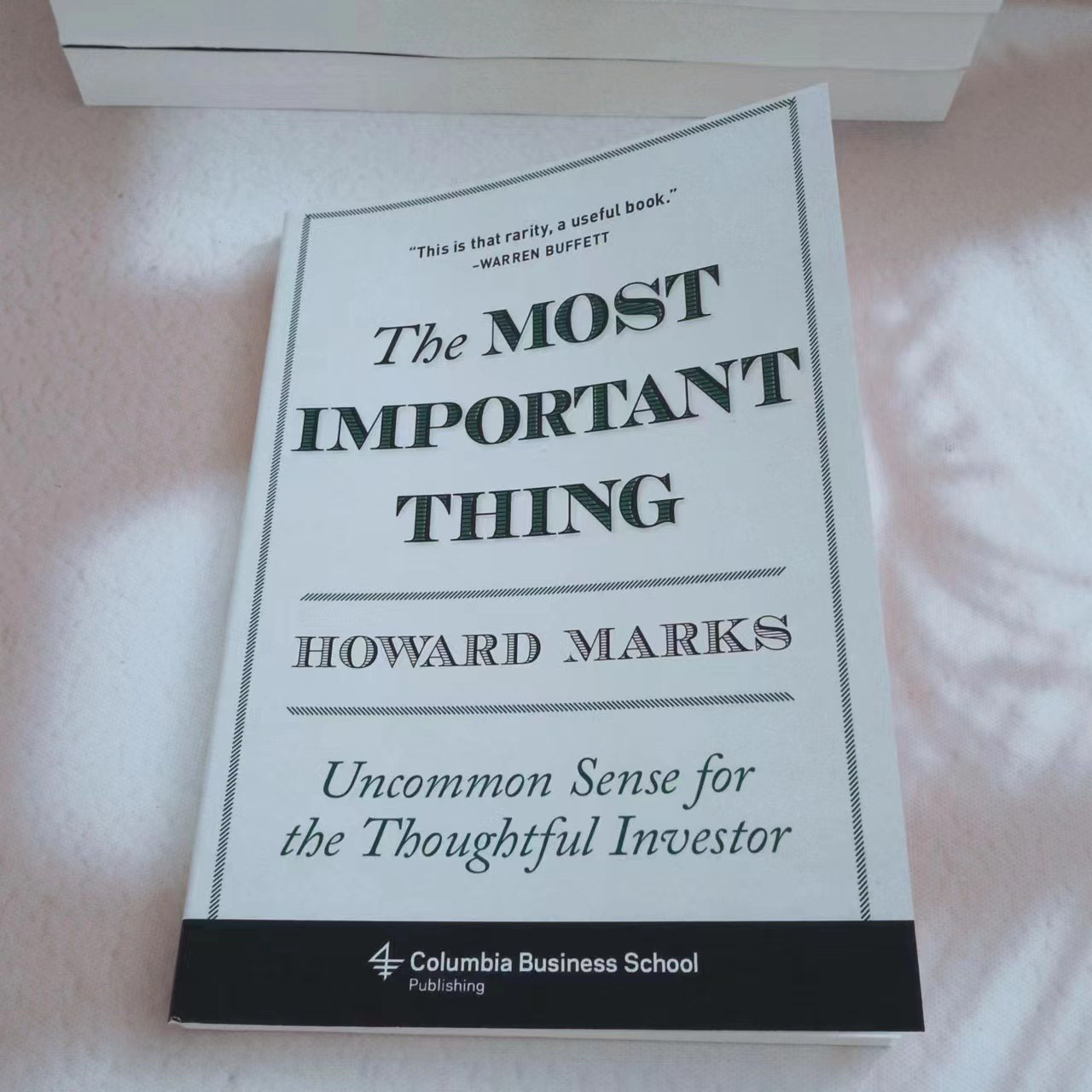 The Most Important Thing -Howard Marks Presyo 1,357 Piso*Libreng Shipping