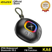 Awei KA6 Waterproof Bluetooth Speaker with Explosive Bass and RGB