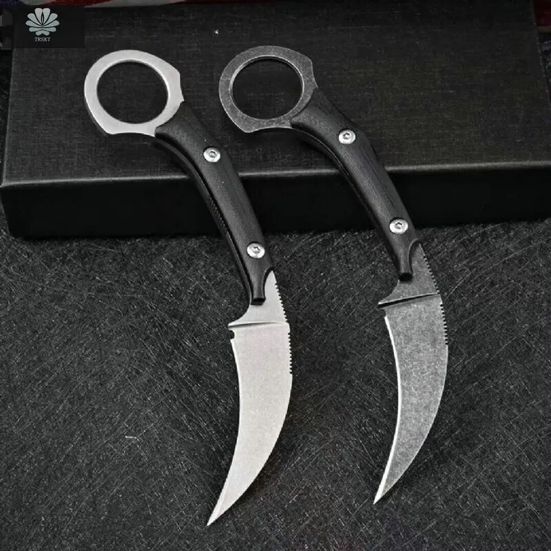 Trskt D2 Unpacking Neck Tactical Camping Outdoor Rescue Pokcet Survival Tool With Kydex Sheath Dropshipping