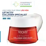 Kem Dưỡng VICHY Ban Ngày & Ban Đêm Liftactiv Collagen Specialist Dưỡng Ẩm, Phục Hồi, Chăm Sóc Da Toàn Diện