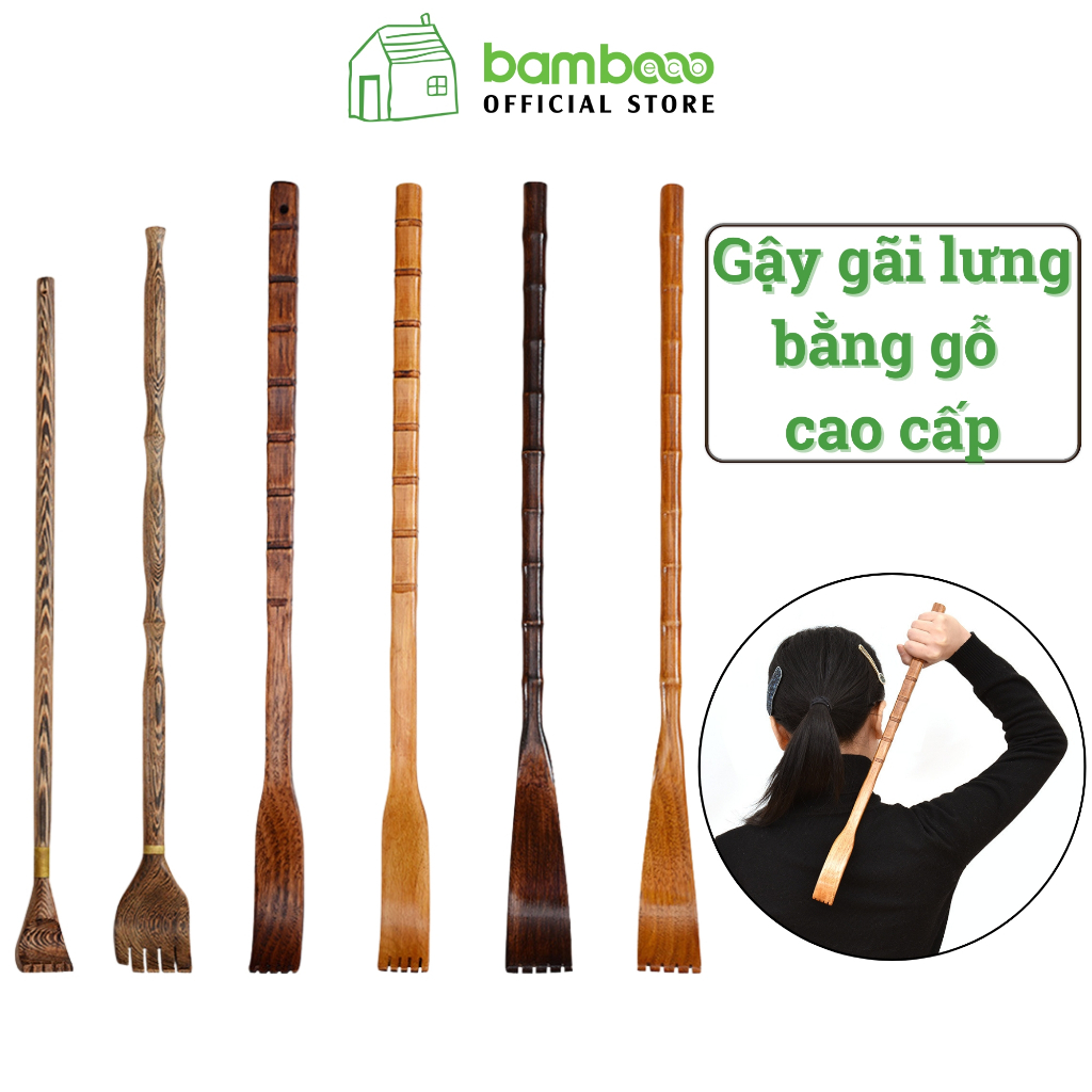 COLLECT VOUCHER 10% OFF -Bambooo eco bamboo back scratcher multi