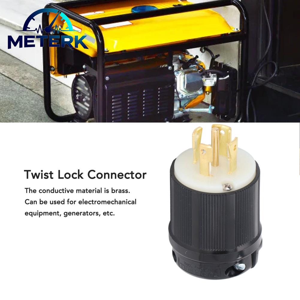 Meterk Twist Lock Connector 5 Core 4 Prong Firm Connection Locking Plug for Generators Giá 611,000 Đồng*Miễn phí vận chuyển