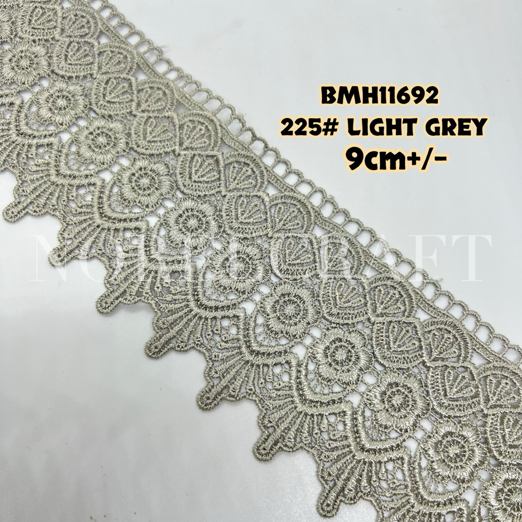 BMH11692[1METER]CHEMICAL FLOWER LACE/EMBROIDERY LACE/RENDA SULAM BUNGA/RENDA BAJU/RENDA BUNGA/LACE SULAM/LACE FLOWER
