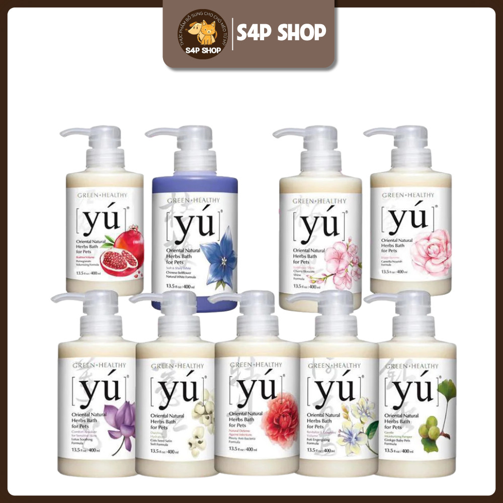 Sữa tắm dưỡng lông chó mèo cao cấp YÚ thơm lâu, lông mềm mượt, đủ mùi lựa chọn