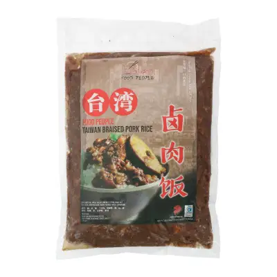 Food People Taiwan Braised Pork Sauce with Sliced Pork Belly (Lu Rou Fan)