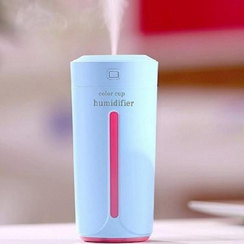 Portable Car Home Office Air Humidifier USB LED Light 230ml Singapore