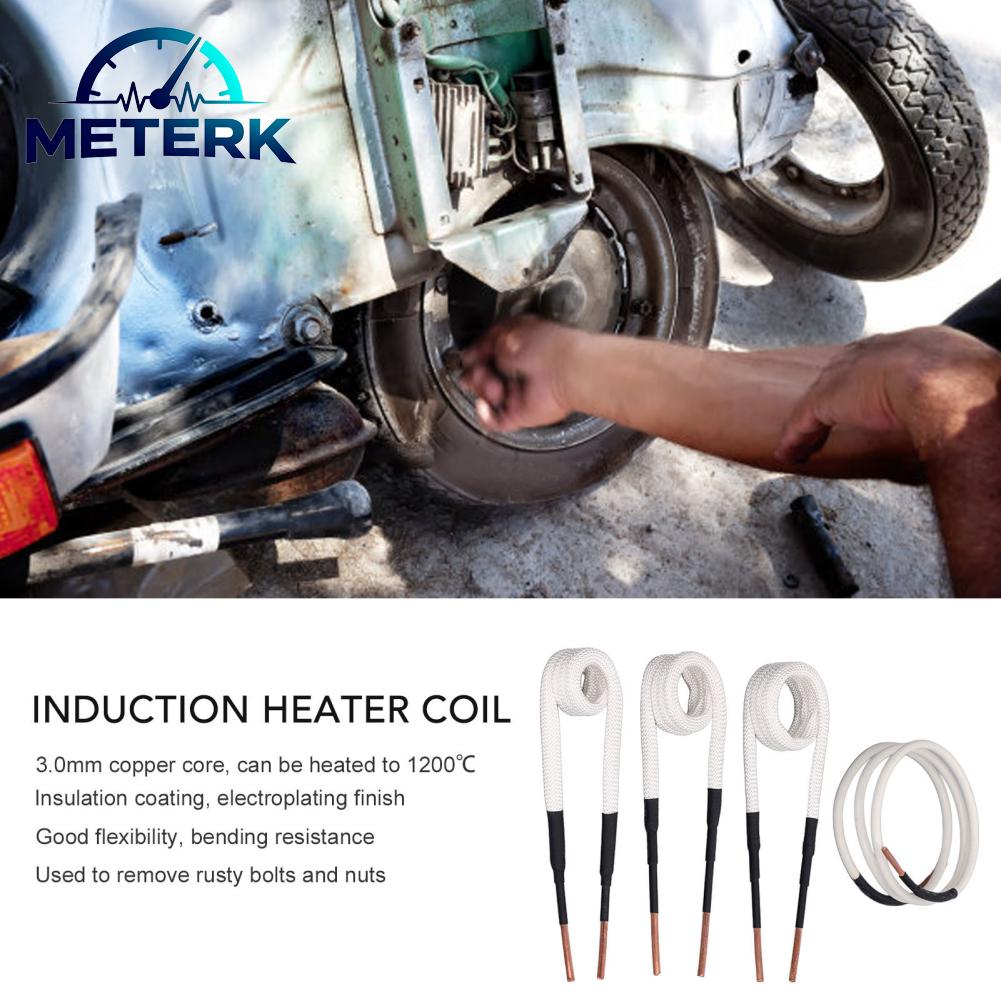 Meterk Bộ cuộn dây cảm ứng nhiệt Cuộn dây cảm ứng linh hoạt Hoạt động dễ dàng 20mm 25mm 30mm 750mm 3.0mm Lõi đồng thau Tiếp xúc tốt Mạ điện để loại bỏ đai ốc Bolt Giá 660,089 Đồng*Miễn phí vận chuyển