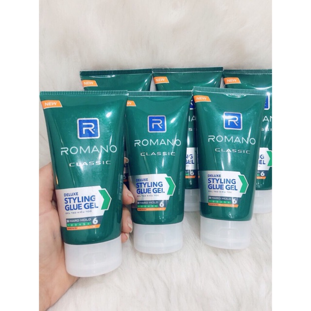 Chính hãng Gel Vuốt Giữ Tóc Cứng Vừa Romano Classic