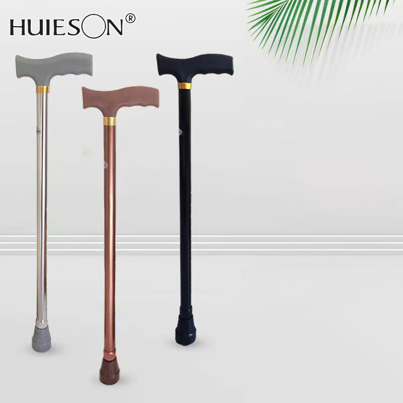 【Huieson】Aluminum cane, single foot crutch, retractable elderly crutch, light walker ราคา 193 บาท*ส่งฟรี