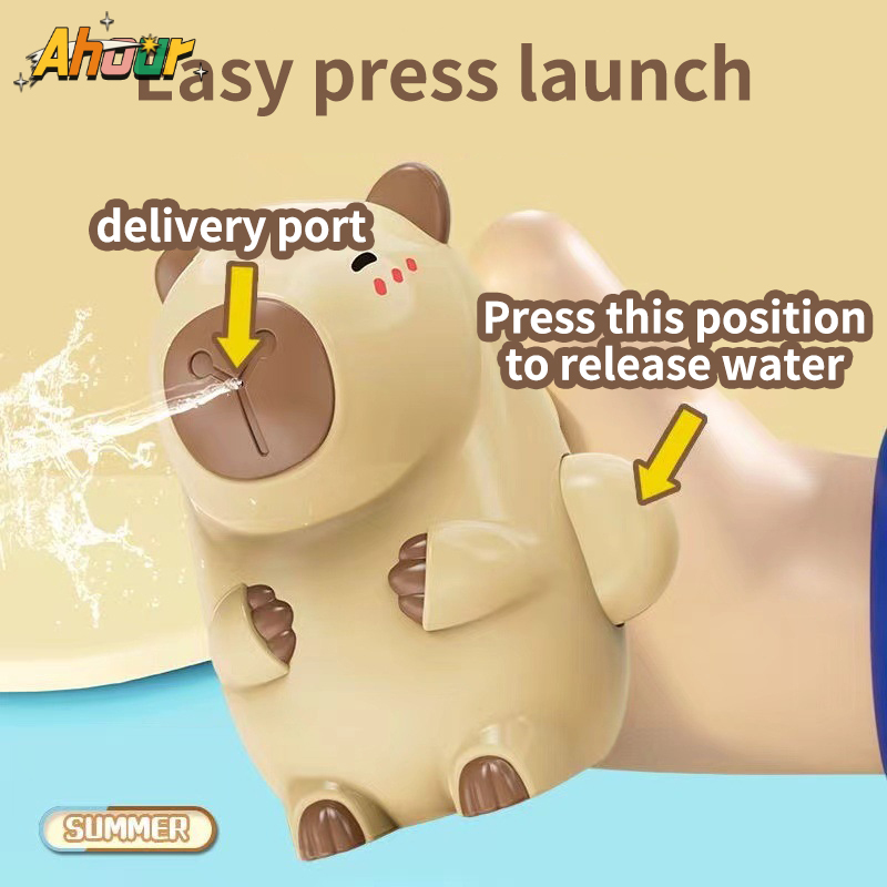 Ahour Store Water gun water dolphin water gun water play toys baby bathroom bath outdoor spray water press toy gun ราคา 36 บาท*ส่งฟรี