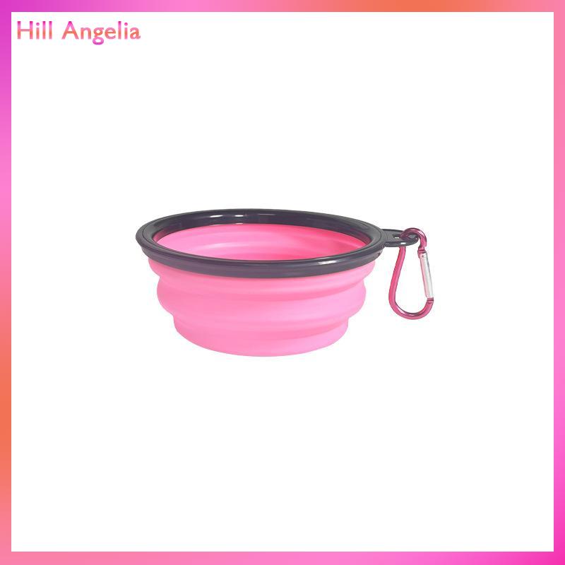 [Hill Angelia] Đóng Mở Mèo Con Chó Vật Nuôi Gấp Silicone Bát Du Lịch Ngoài Trời Xách Tay Con Chó Con Thực Phẩm Container Trung Chuyển Món Ăn Bát Vật Nuôi Nguồn Cung Cấp - 7