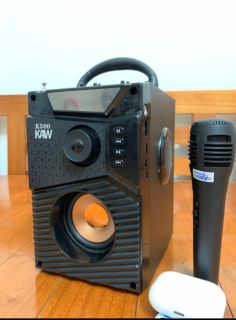 [HCM]Loa bluetooth thùng Karaoke di động Kiomic K58 K59 - Tặng kèm 1 không dây - Bảo hành - Giao hàng toàn quốc thumbnail