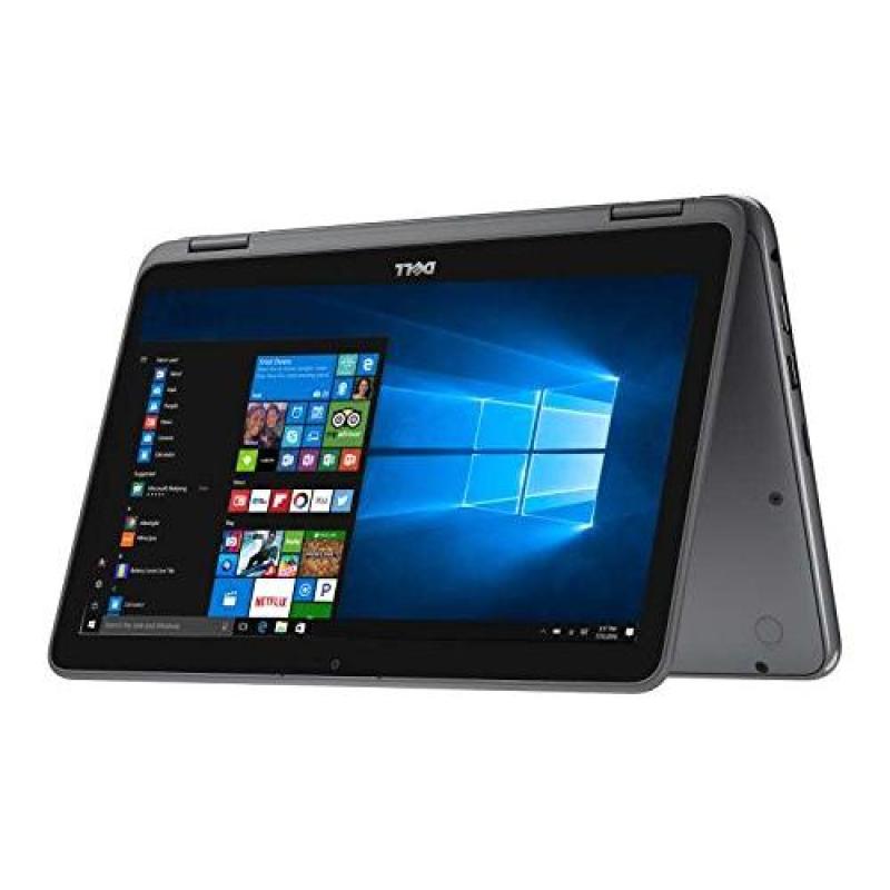 2017 Dell Inspiron 11.6 HD Anti-glare Touchscreen Signature Edition 2-in-1 Laptop, Intel Celeron Dual Core Processor up to 2.48 GHz, 4GB RAM, 32GB SSD, Webcam, Bluetooth, Windows 10, Gray
