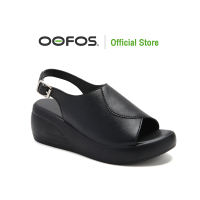 👨Slippers (OOFOS) Women Flip-Flops Oomega ooahh black Recovery shoes - OF62258