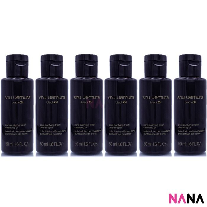 shu uemura blackOil pore purifying fresh cleansing oil 50ml x6 ราคา 2,250 บาท*ส่งฟรี
