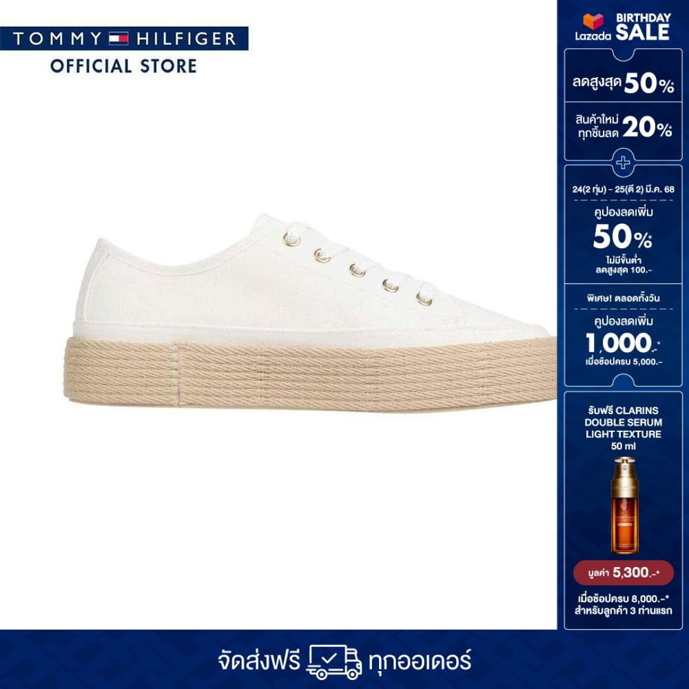 Tommy Hilfiger Women Sneaker Model FW0FW08404 YBH - White ราคา 5,190 บาท*ส่งฟรี