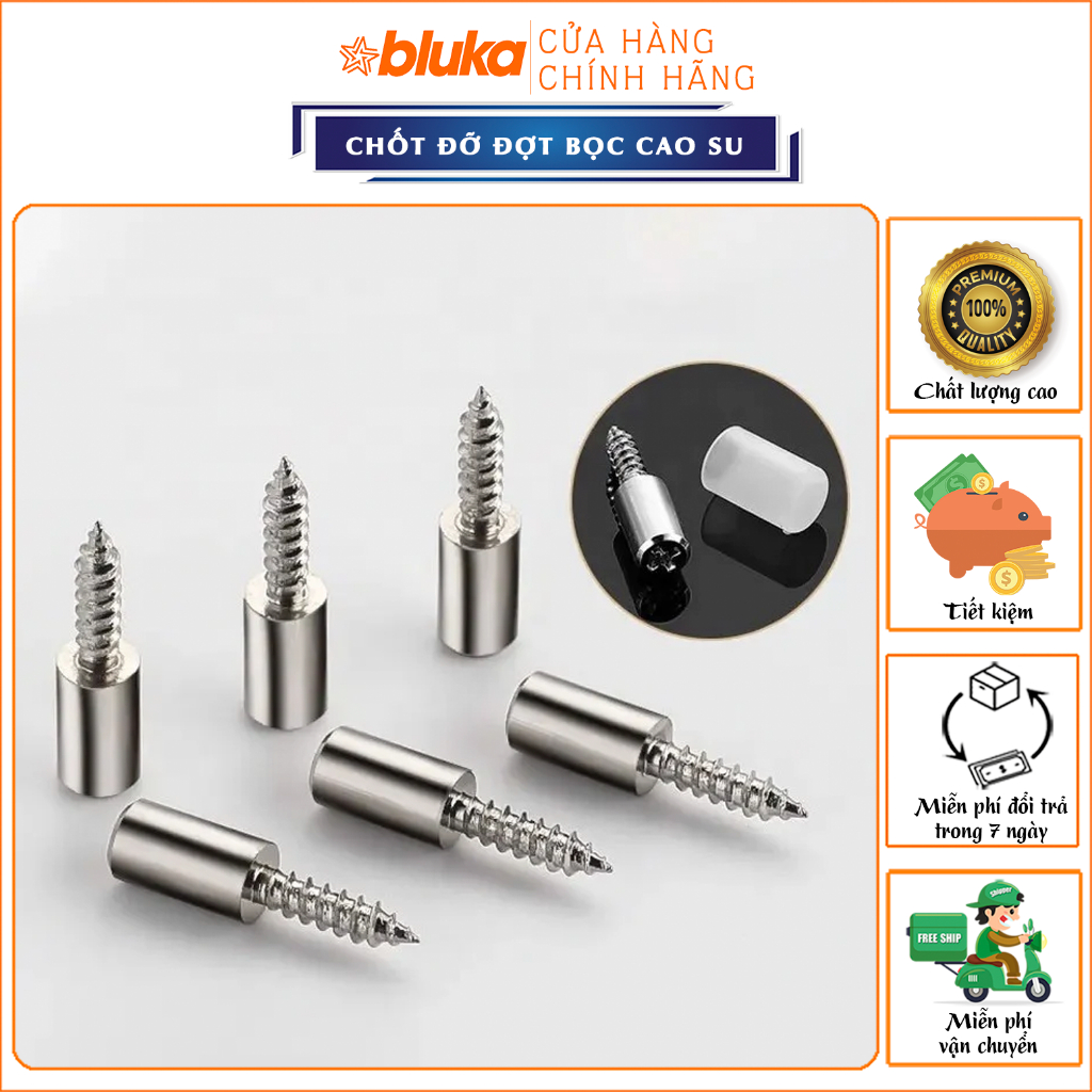 Chốt đỡ đợt bọc cao su