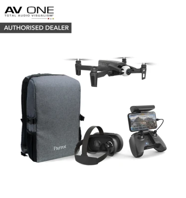 Parrot Anafi FPV - Parrot FPV Drone Set - Lightweight and Foldable Quadcopter - FPV Cockpitglasses 3 for Immersive Flights - Full HD Live Streaming - Comprehensive and Compact Set with Backpack AV One Authorized Dealer/Official Product