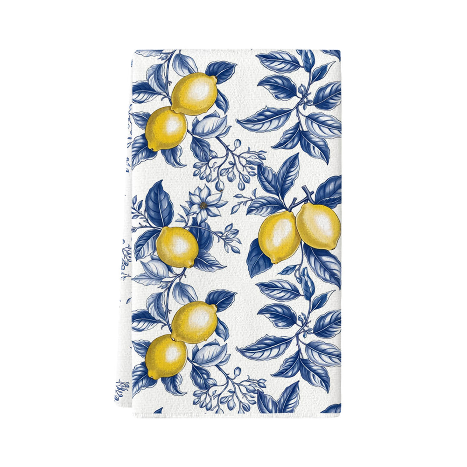 Fabiann® Microfiber Towel Lemon Kitchen Towel Microfiber Absorbent Dish Cloth Farmhouse Style Hand Towel for Kitchen Bathroom Party Decor – Quick Dry Durable Multipurpose Cleaning Cloth - 4