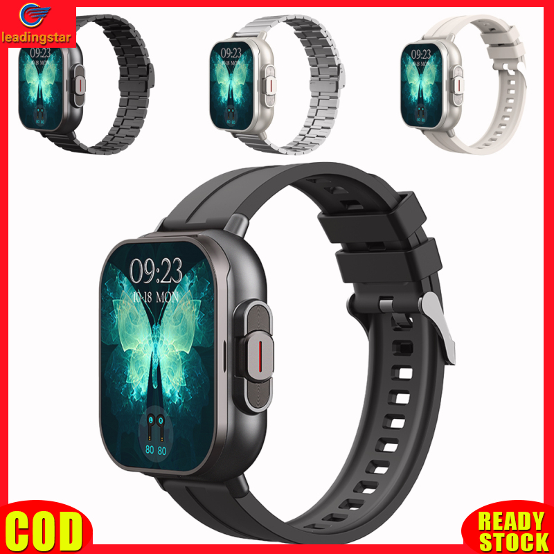 LeadingStar RC Authentic D8 Smart Watch With Earbuds Fitness Tracker Sports Recorder Heart Rate Blood Pressure Blood Oxygen Monitor With 2” Touchscreen Payment Function ราคา 992 บาท*ส่งฟรี