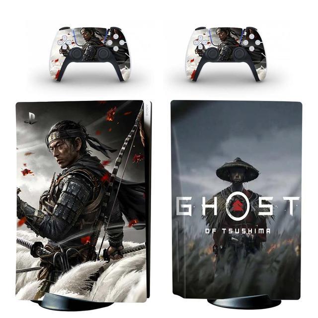 Ghost of Tsushima PS5 Standard Disc Edition Skin Sticker Decal for PlayStation 5 Console Controller PS5 Skin Sticker Vinyl