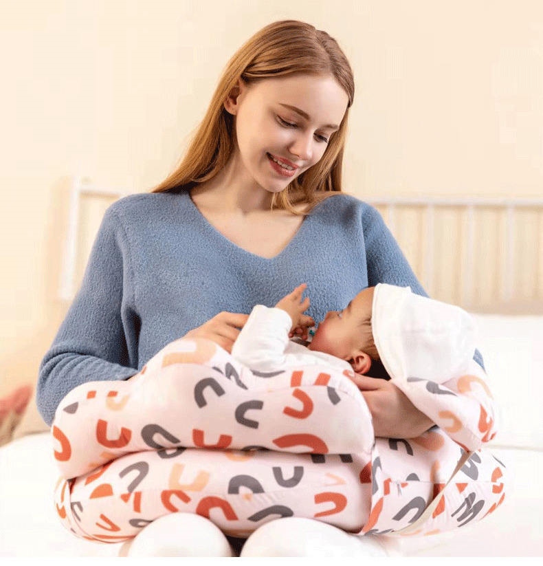 Breastfeeding pillow multi-functional baby feeding pillow u