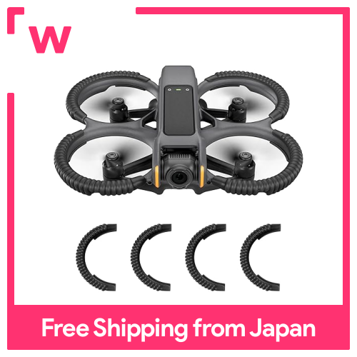 Startrc Vỏ bảo vệ cánh quạt bảo vệ cánh quạt tương thích DJI Avata 2 phụ kiện cho DJI Avata 2 bộ bảo vệ cánh quạt cánh quạt chống va đập Trọng lượng nhẹ (Màu Đen)