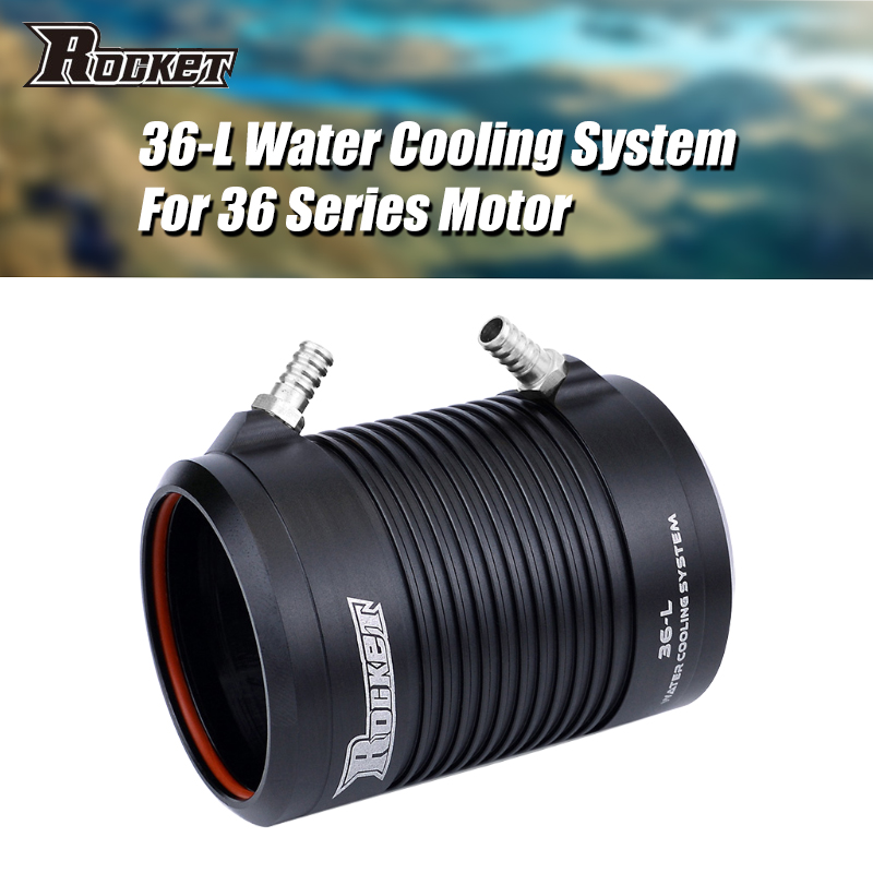 Rocket Aluminum 36-L 44*61mm Water Cooling Jacket Cover for 3670 3680 RC Boat Brushless Motor