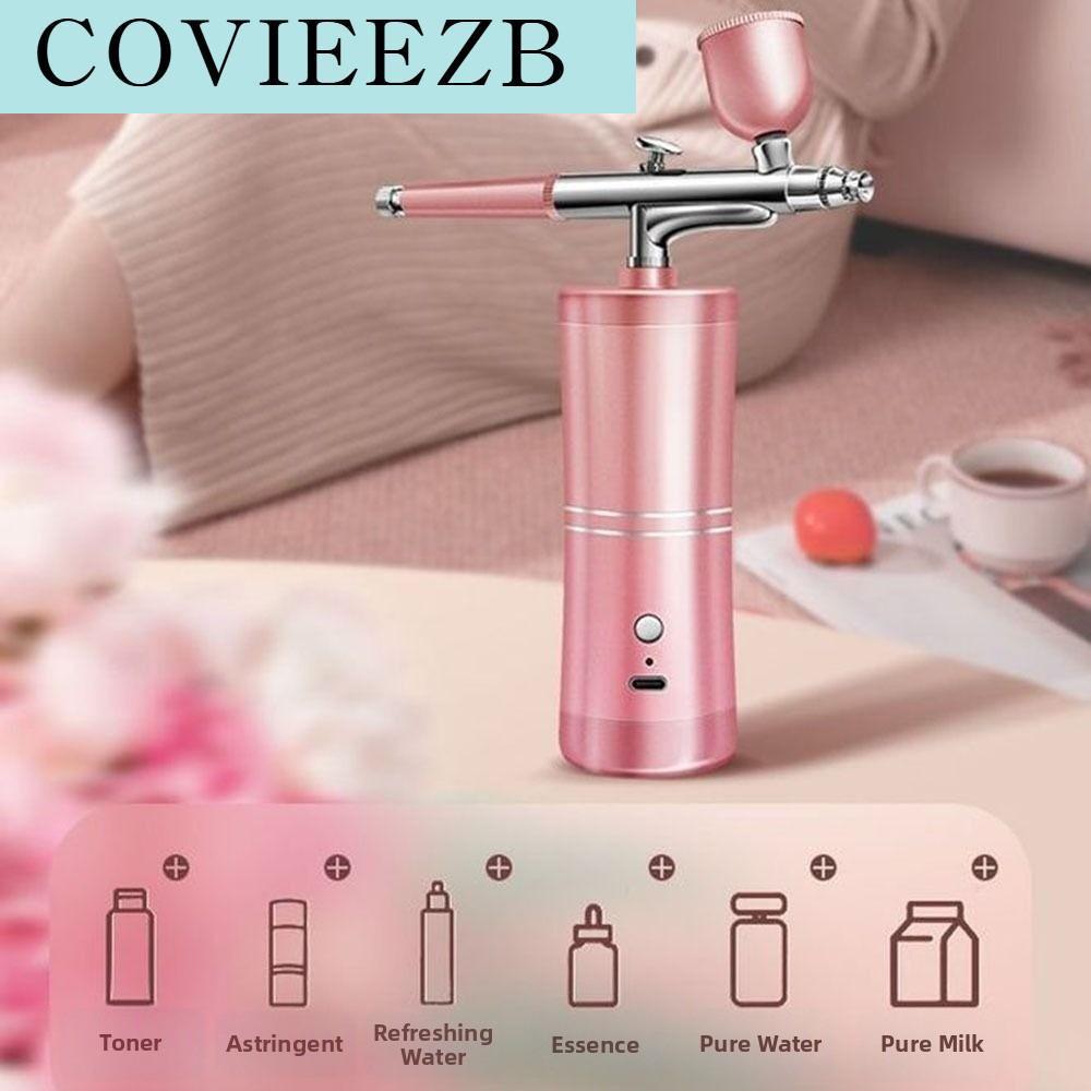 COVIEEZB แรงดันสูง หัวฉีดออกซิเจน อเนกประสงค์ พกพาได้ นาโนสตีมแอร์บรัช อเนกประสงค์ ไร้สาย นาโนสเปรย์ ศิลปะการตกแต่งเล็บ ราคา 592 บาท*ส่งฟรี