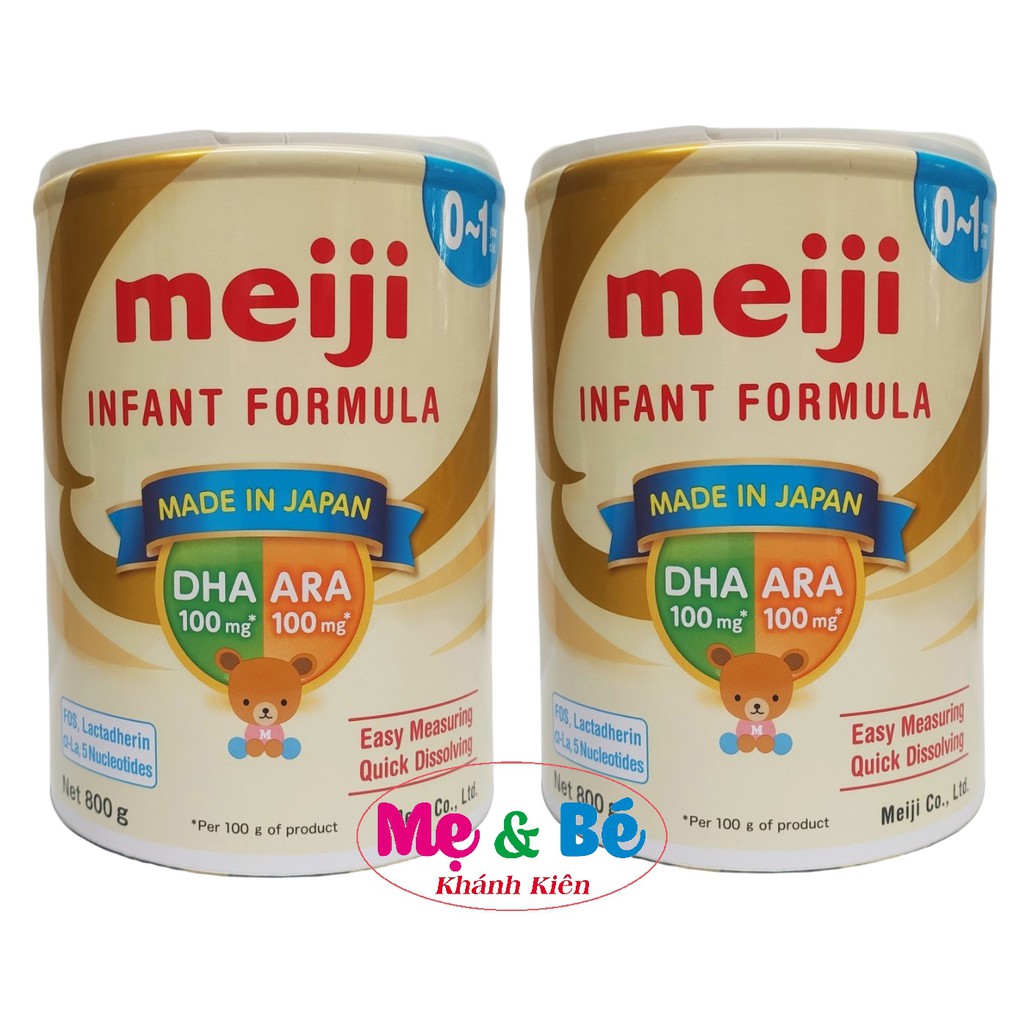 Combo 2 Hộp Sữa meiji số 0 800g nhập khẩu(Date 2025)