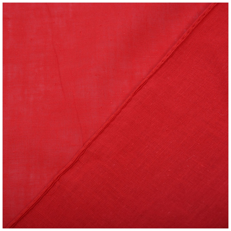 4X Fancy Plain Bandana 100% Cotton Head Neck Wrist Wrap Neckerchief Scarf 12 Color Colour:Red