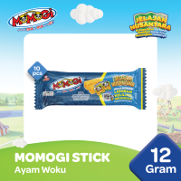 Momogi Stick Snack Makanan Ringan 12gr - Ayam Woku [1 Box isi 10 Pcs]