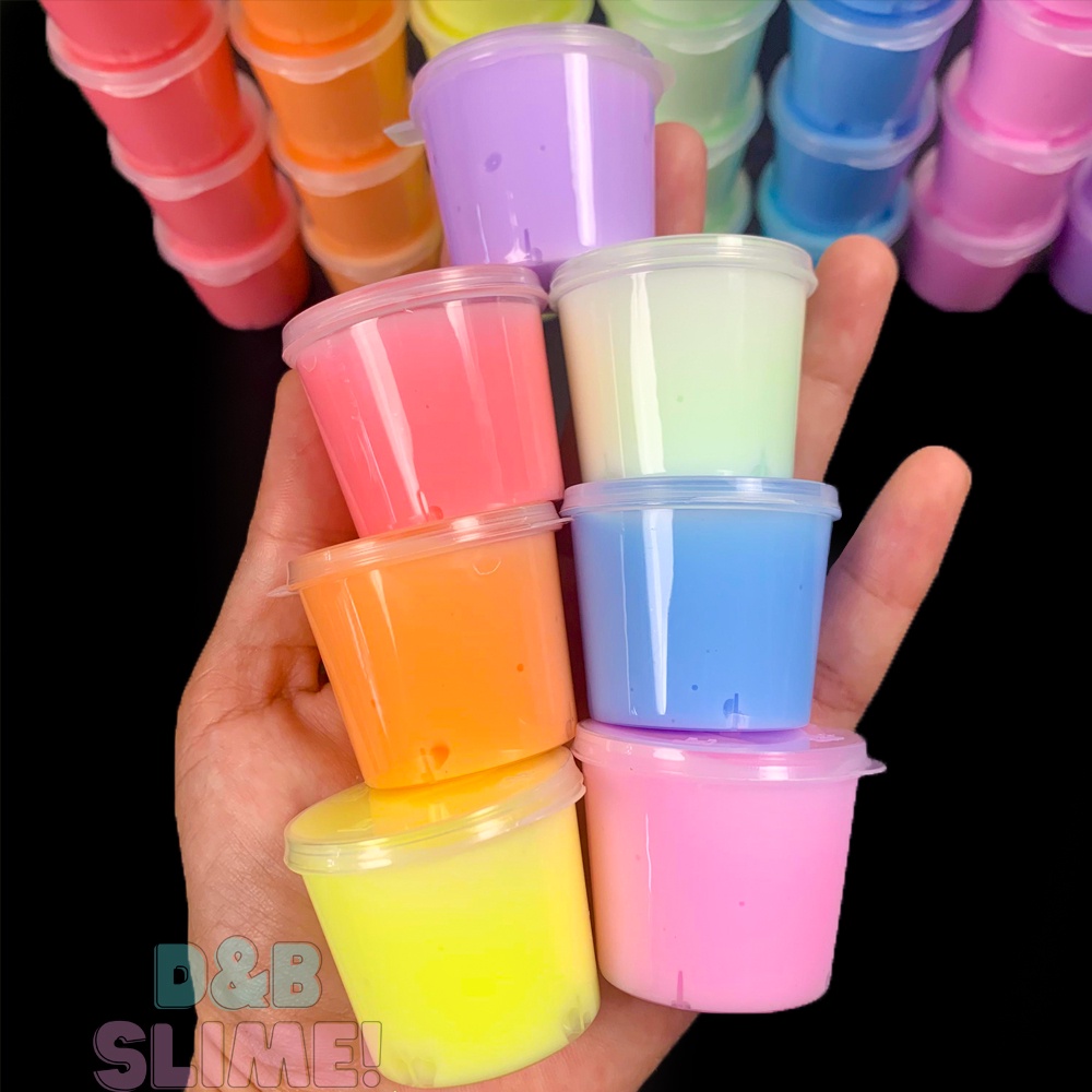 7 Hộp Mini Basic Slime Màu Pastel Siêu Đẹp