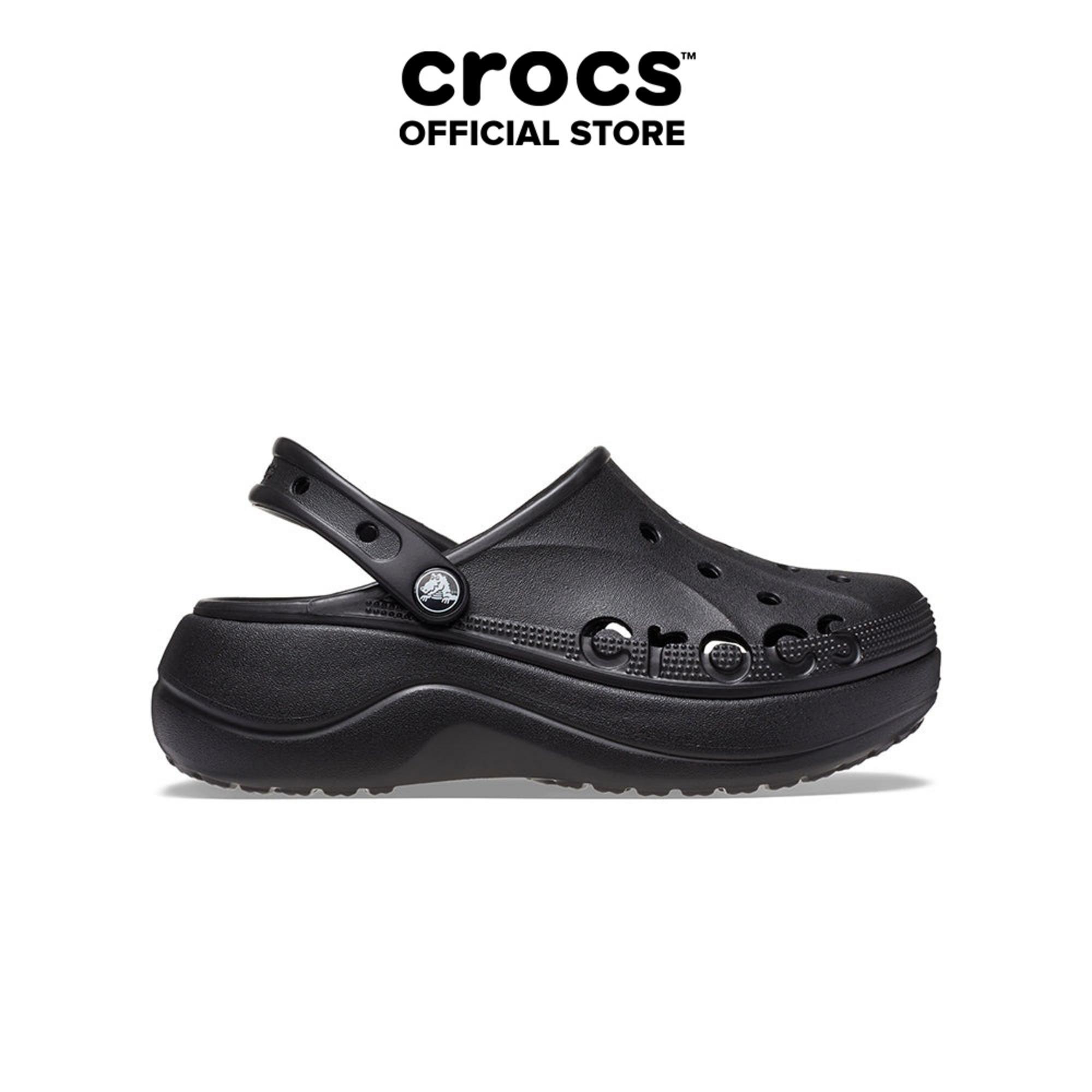 Giày Clog Nữ Crocs Baya Platform Clog - 208186-001