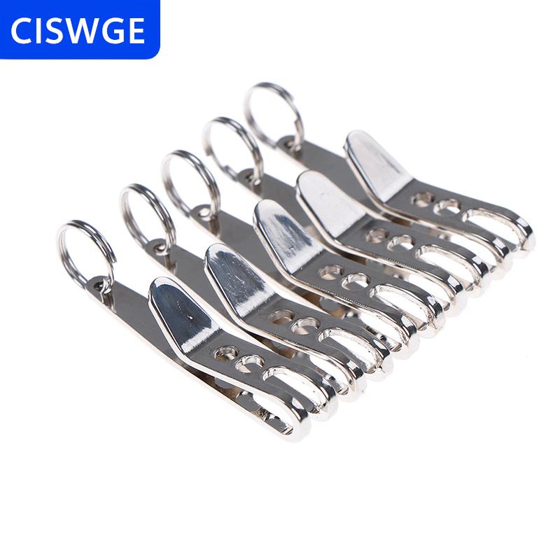 [COD] CISWGE  5 cái kẹp treo bỏ túi bánh răng EDC Mini Dụng cụ móc treo móc chìa khóa móc khóa