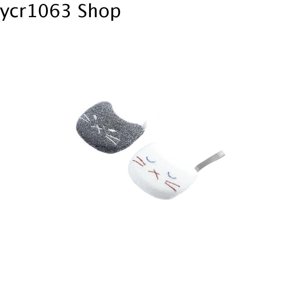 YCR1063 4pcs Không rụng Khăn lau Không dính Thấm hút Khăn lau bát đĩa Hoạt hình Dày hơn Bàn chải làm sạch Nhà bếp