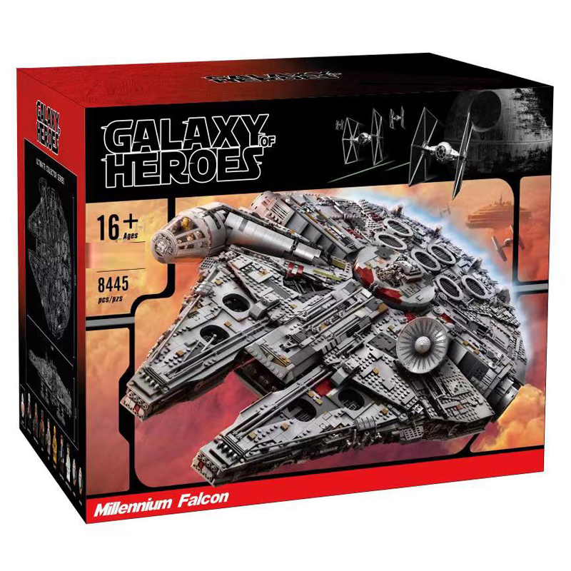 LEGO Star Wars New Millennium Falcon Luxury Spaceship 75192 Large and Difficult Assembly Lego Buildi