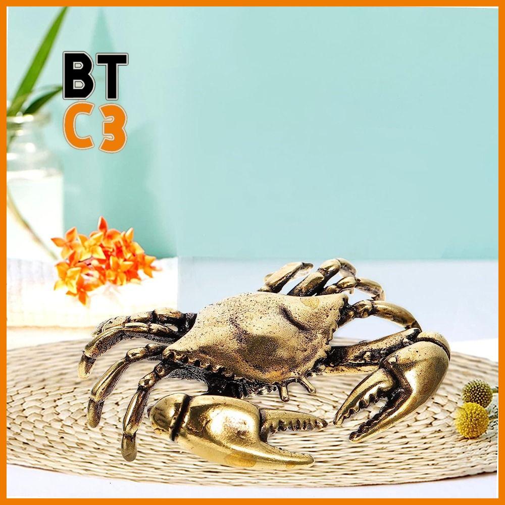 BTC3 Vàng Tượng cua nhỏ Đồng thau Cua Tượng cua Tượng cua Vàng Nhà