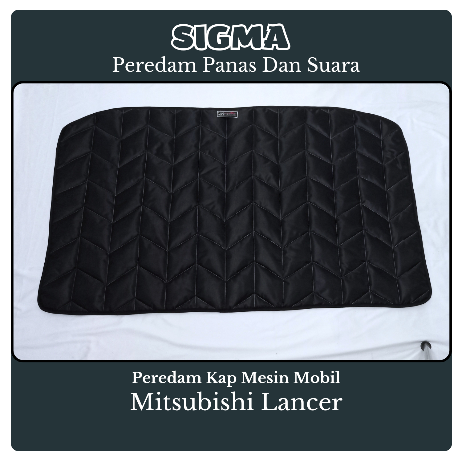 Peredam Panas Dan Suara Kap Mesin Mobil Mitsubishi Lancer Evo 4/CX4 Tahun 1995 1996 1997 1998 Harga 450,000 rupiah*Gratis Ongkir