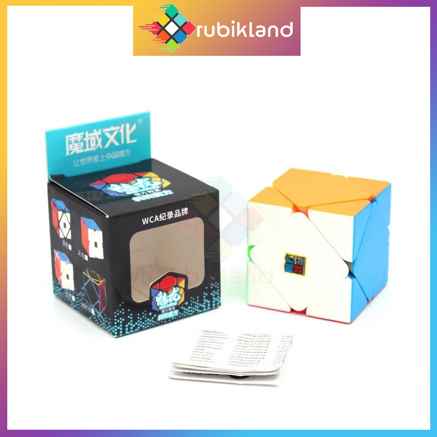 Rubik Skewb Stickerless MoYu MeiLong MFJS Rubic Biến Thể Đồ Chơi Trí Tuệ