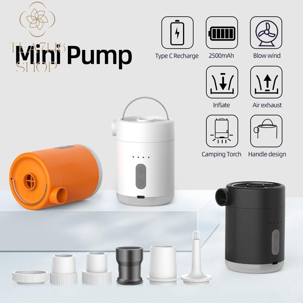 TEA7146 Công suất cao Máy bơm khí điện Hoạt động không dây Thiết kế nhỏ gọn Máy bơm khí di động Tính năng ánh sáng Đèn lều Máy bơm đa chức năng Sử dụng ngoài trời