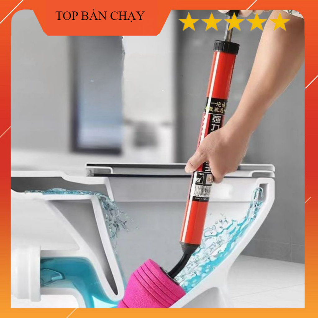 Súng Thông Tắc, Thụt Thông Cống Bằng Khí Nén Thông Bồn Cầu Bồn Rửa ,Thông Tắc Cống Thoát Nước Sàn