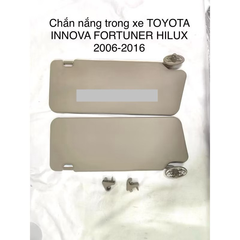 2 Chắn nắng trong xe TOYOTA INNOVA FORTUNER HILUX 2006-2016 giá rẻ