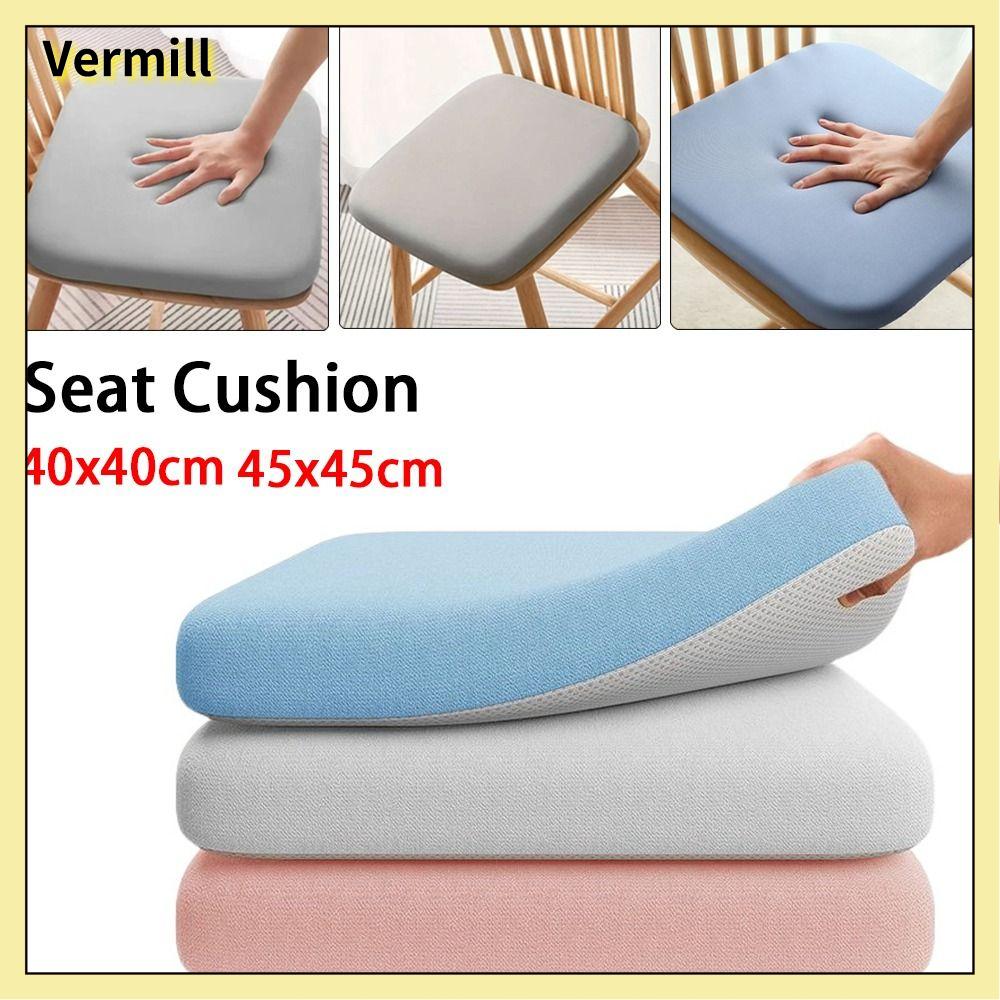 VERMILL Dày 4cm Đệm ngồi Siêu mềm Bọt nhớt Đệm ghế ô tô Bền bỉ Phục hồi Đệm ghế văn phòng Hỗ trợ lưng cho người ngồi lâu, giảm đau