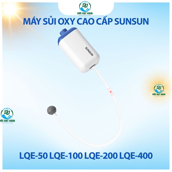 Máy sủi Oxy cao cấp bể cá Sunsun LQE siêu khoẻ siêu êm LQE-50 LQE-100 LQE-200 LQE-400